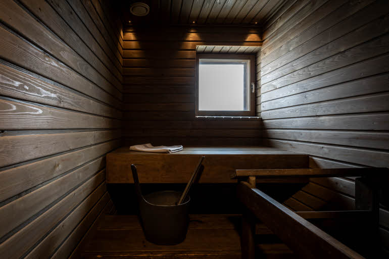 sauna in superior sauna room at scandic rovaniemi city in finland