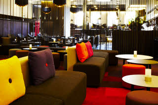Scandic Aarhus City, foyer, lobby, sofa, relax area