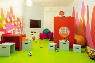 Kids playroom hotel Scandic Orebro Vast