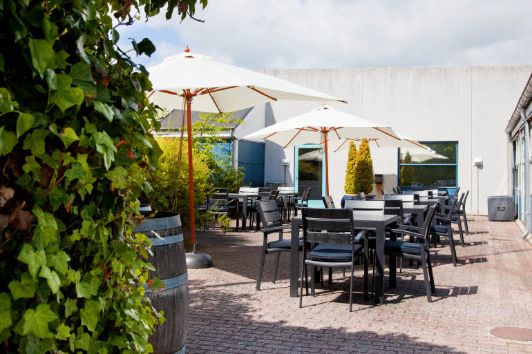 Terrace exterior hotel Scandic Odense