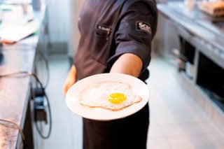 Breakfast egg Scandic Hamburg Emporio