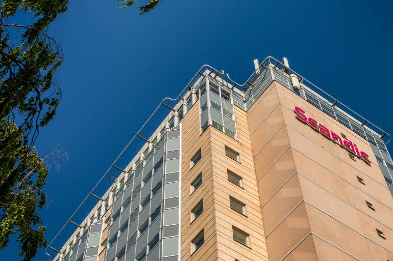 Facade Scandic Plaza Umea