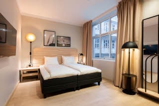 standard queen room at scandic torget in bergen norway