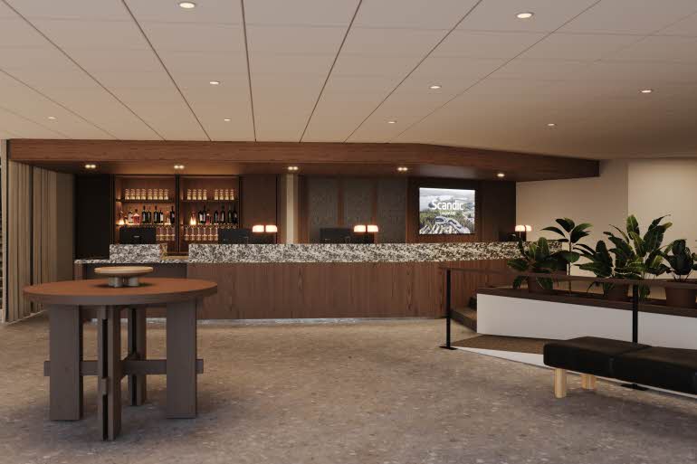 reception lobby scandic laajavuori