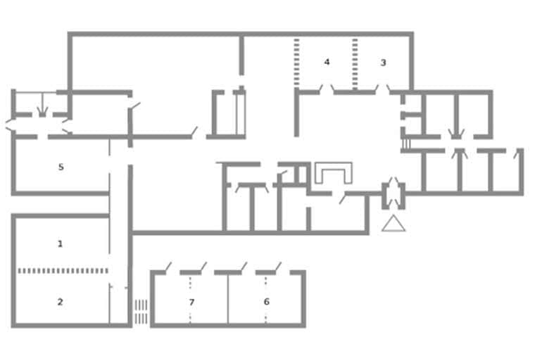 Floor plan hotel Scandic Odense