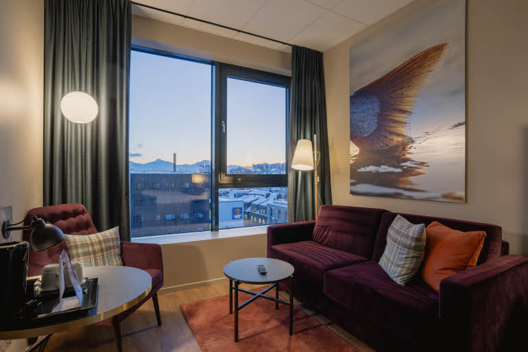 room twin superior at scandic grand tromso in norway