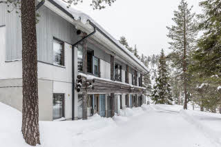 exterior of scandic rukahovi in Rukatunturi finland
