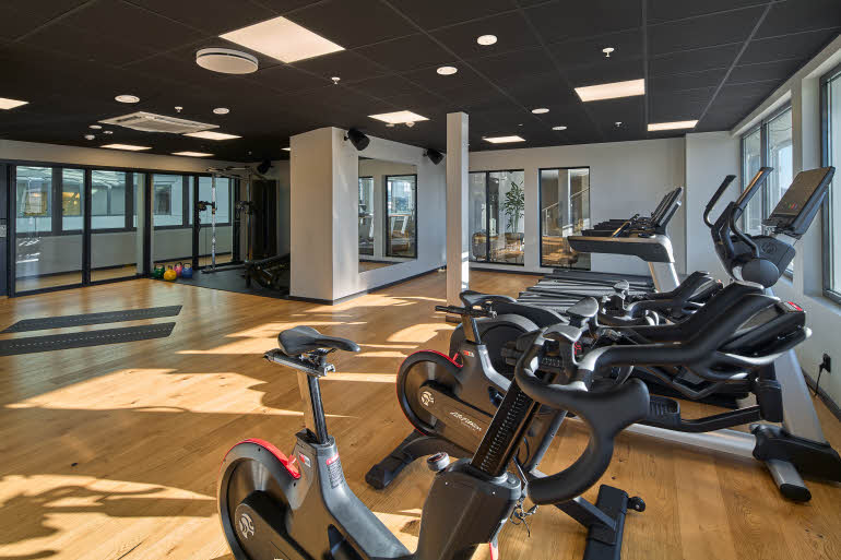 gym at scandic crown in gothenburg