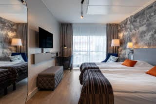 standard twin accessibility room at scandic rovaniemi city in finland