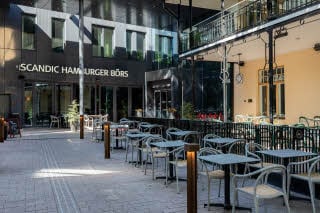 terrace at scandic hamburger bors in turku 
