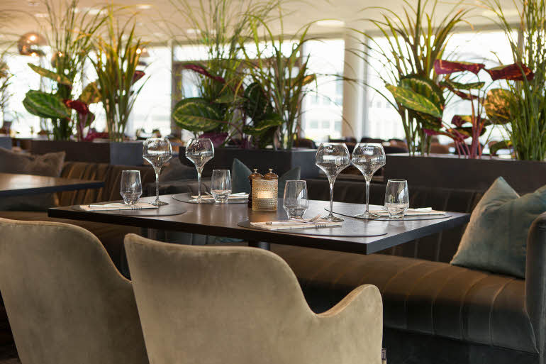 restaurant at scandic stavanger airport in Norway