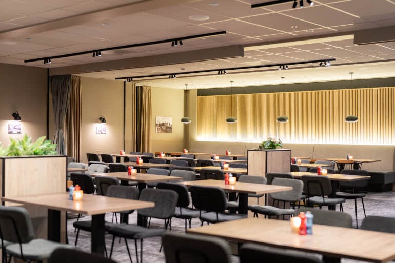 breakfast area at scandic victoria lillehammer in lillehammer