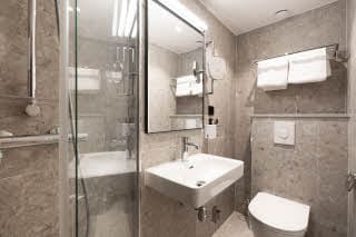 Bathroom at Scandic City in Fredrikstad