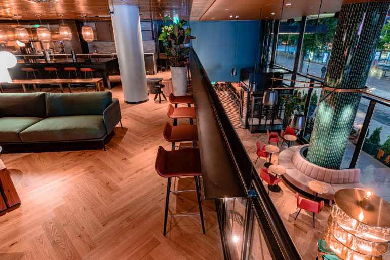 restaurant from above