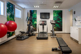 gym at scandic tampere station