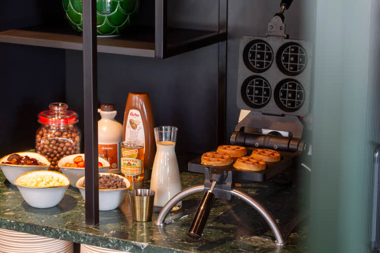 Restaurant Waffles Scandic Frankfurt Hafenpark