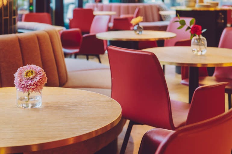 restaurant detail at marski by scandic in helsinki finland