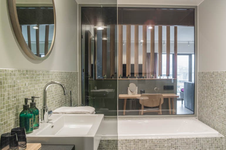 Master suite bathroom 