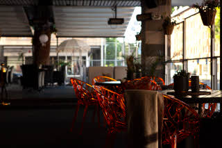Outdoor bar at Scandic Karlstad City