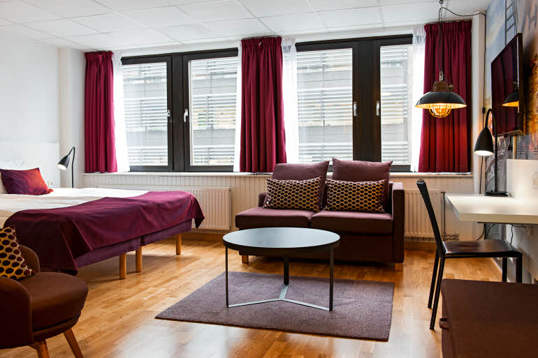 Family Three Room overview Scandic Sjofartshotellet