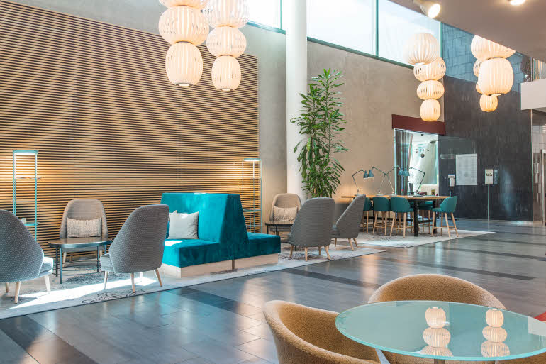 Lobby detail Scandic Oulu City