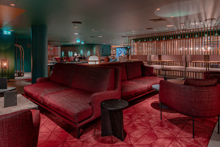 lobby and bar living room marski by scandic hotel helsinki city centre finland