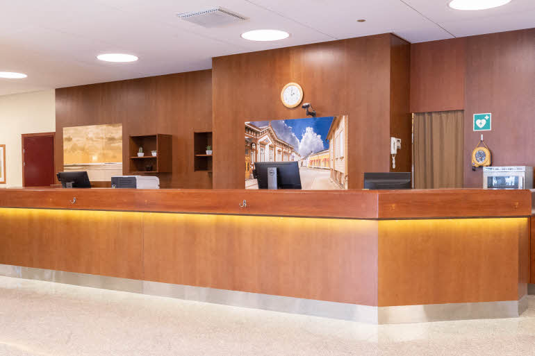 reception scandic rauma hotel finland