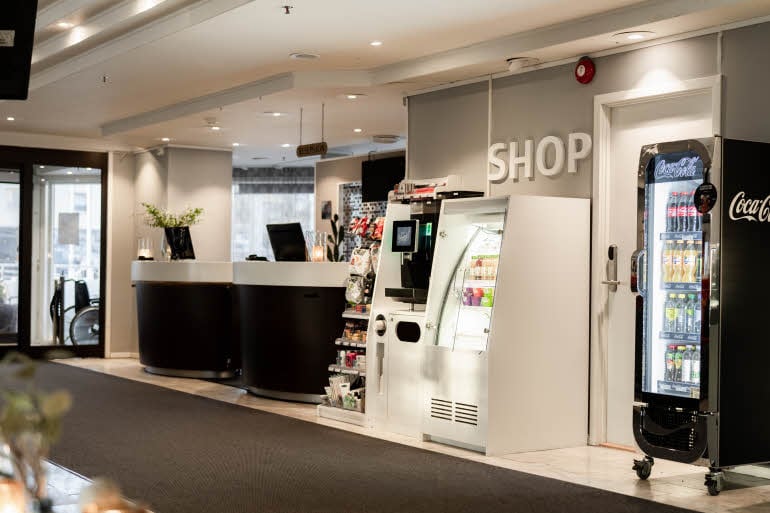 shop at scandic kristiansund in norway