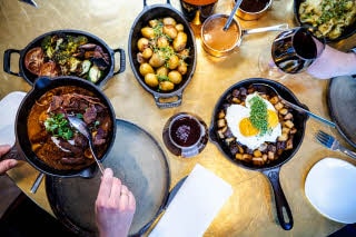 restaurant stoberiet food at scandic sydhavnen in copenhagen denmark