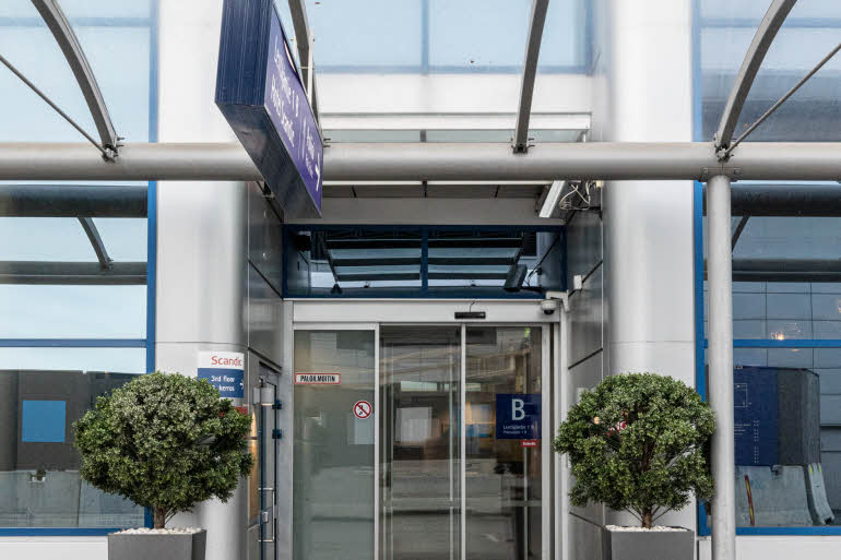 facade of scandic helsinki airport in finland
