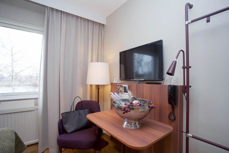 Twin superior room detail Scandic Klaralven Karlstad