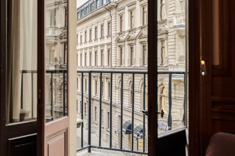 Suite balcony hotel Scandic No 53 Stockholm