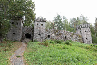 Castle ruins in Aulanko