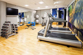 Gym at hotel Scandic Odense
