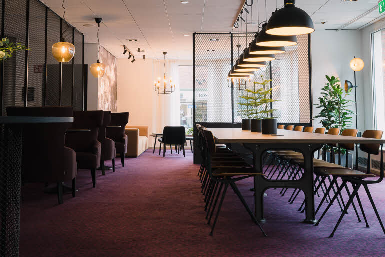 Lobby hotel Scandic Plaza Boras