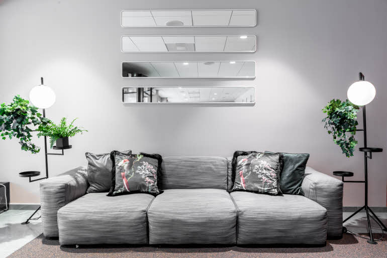 Lobby sofa Scandic Uplandia in Uppsala Sweden