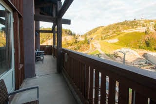 presidential suite balcony view summer scandic rukahovi hotel ruka kuusamo finland
