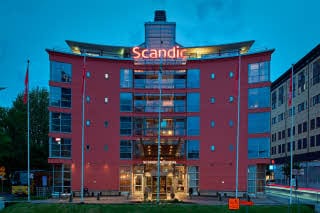 facade at scandic molndal i gothenburg sweden