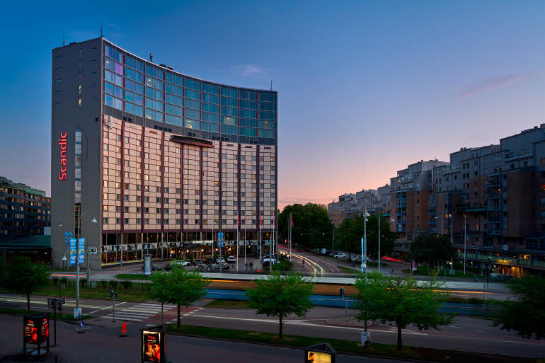 exterior of scandic opalen