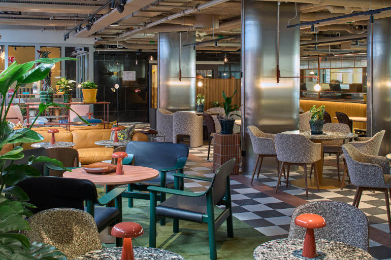 bar and restaurant at scandic wallin in stockholm