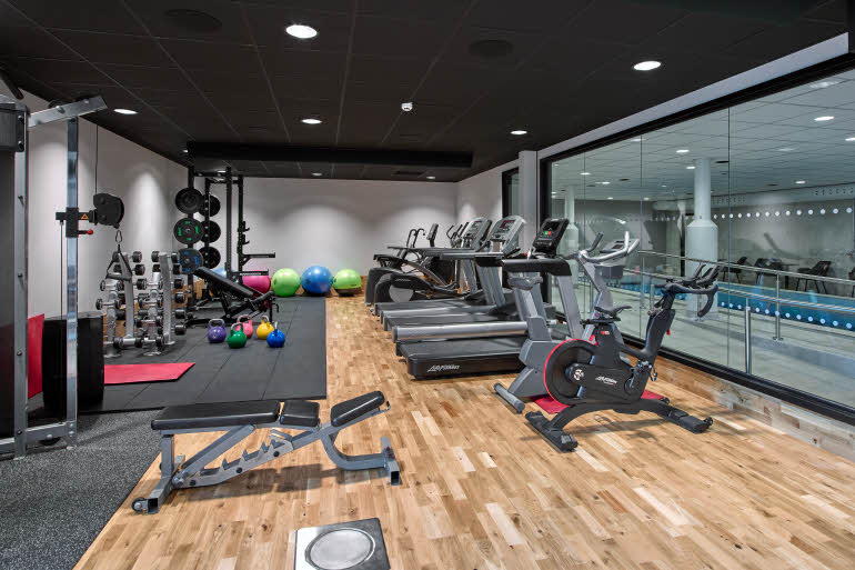 Gym at Scandic Luleå
