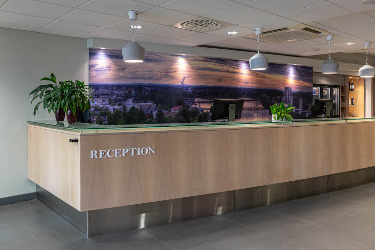 lobby in scandic joensuu in finland
