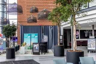 lobby at scandic sydhavnen in copenhagen