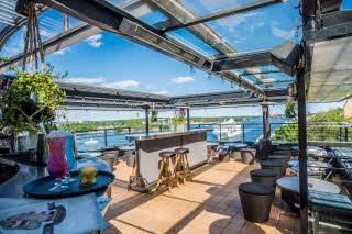 Terrace outdoor hotel Scandic Sjofartshotellet Stockholm