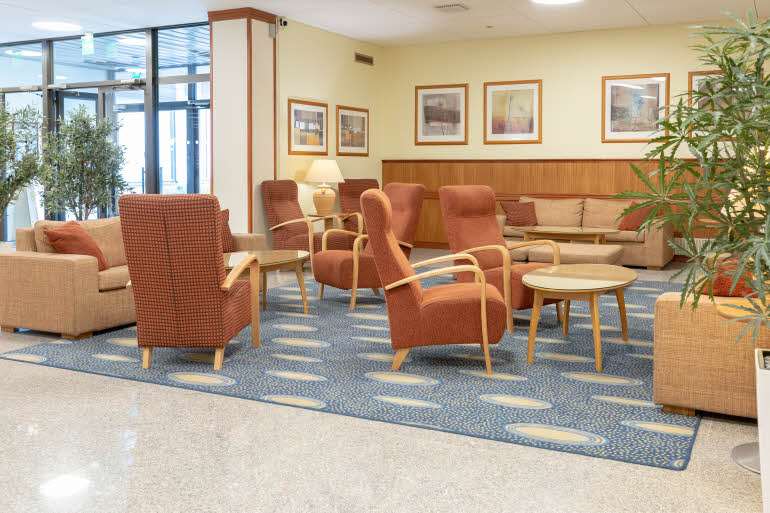 lobby scandic rauma hotel finland