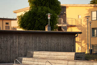 Pool terrace at Scandic Visby