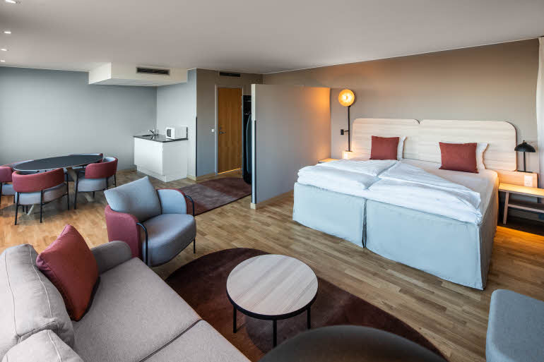 master suite at scandic sydhavnen in copenhagen
