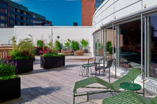 terrace at scandic opalen in gothenburg