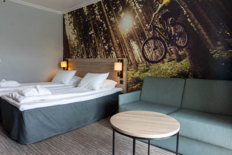 hotel room twin superior at scandic lillehammer in lillehammer
