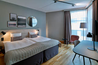 standard room at scandic molndal in gothenburg sweden